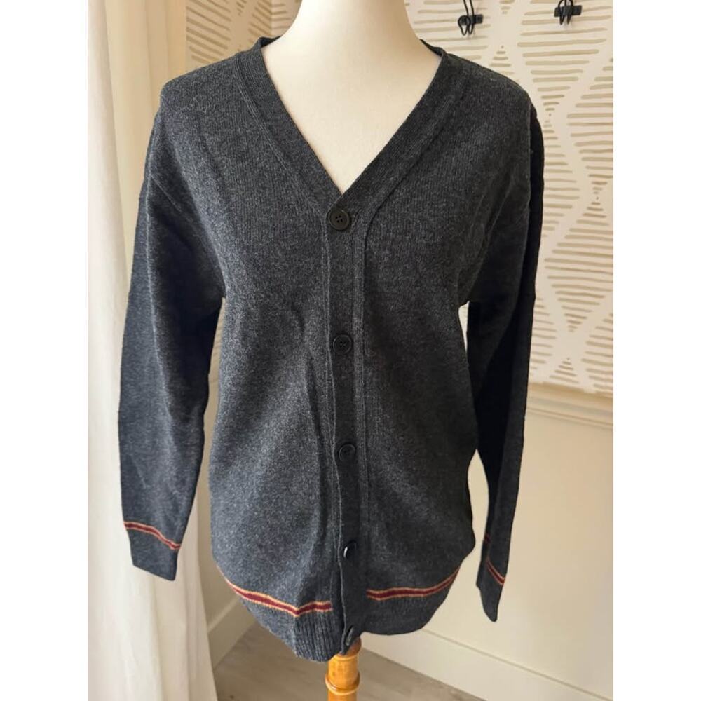 Harry Potter Hogwarts Medium Gryffindor Knitted School Cardigan Universal Studio